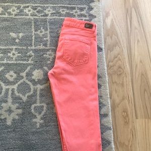 PAIGE Jeans - Paige peg skinny coral jeans PAIGE Jeans - Paige peg skinny coral jeans